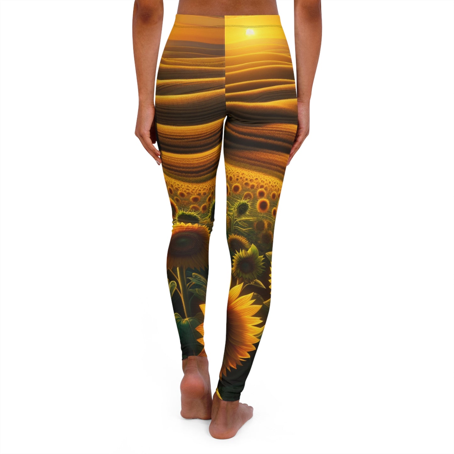 Amber Waves and Sunflower Blaze - Leggings