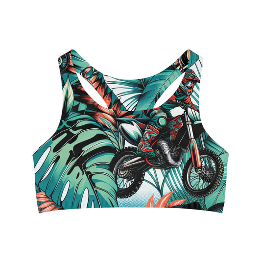 Tropical Trailblazer Motocross Majesty - Sports Bra