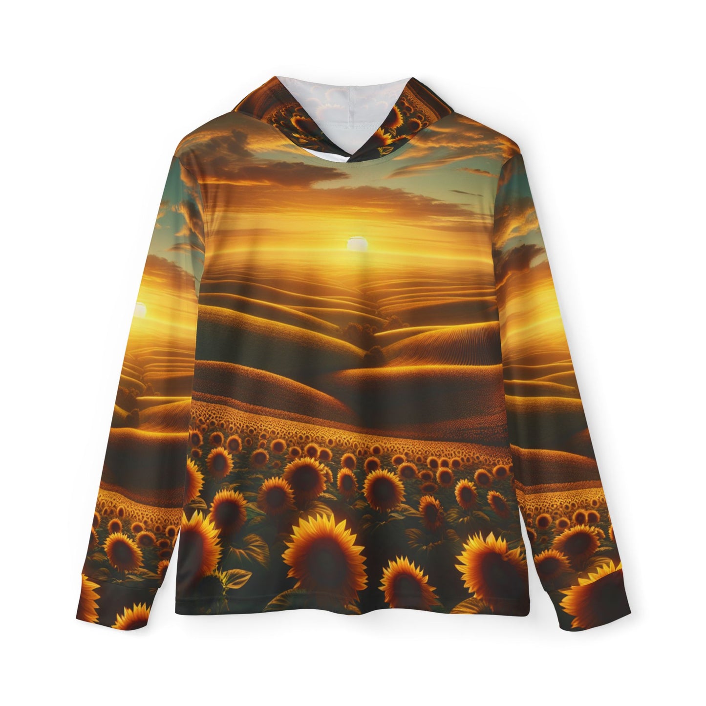 Amber Waves and Sunflower Blaze Sunrise - Hoodie
